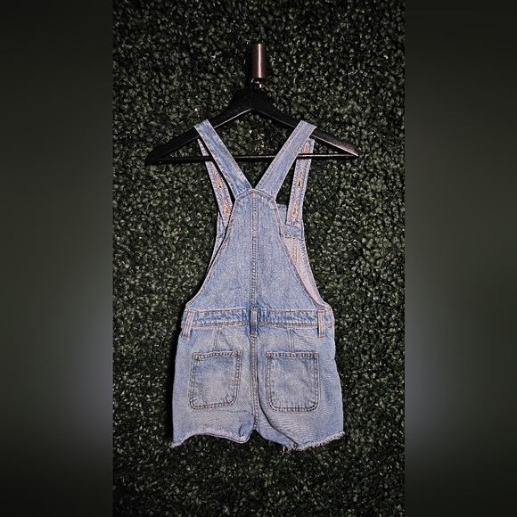 Old Navy Light Blue Denim Overalls - Picture 4 of 4